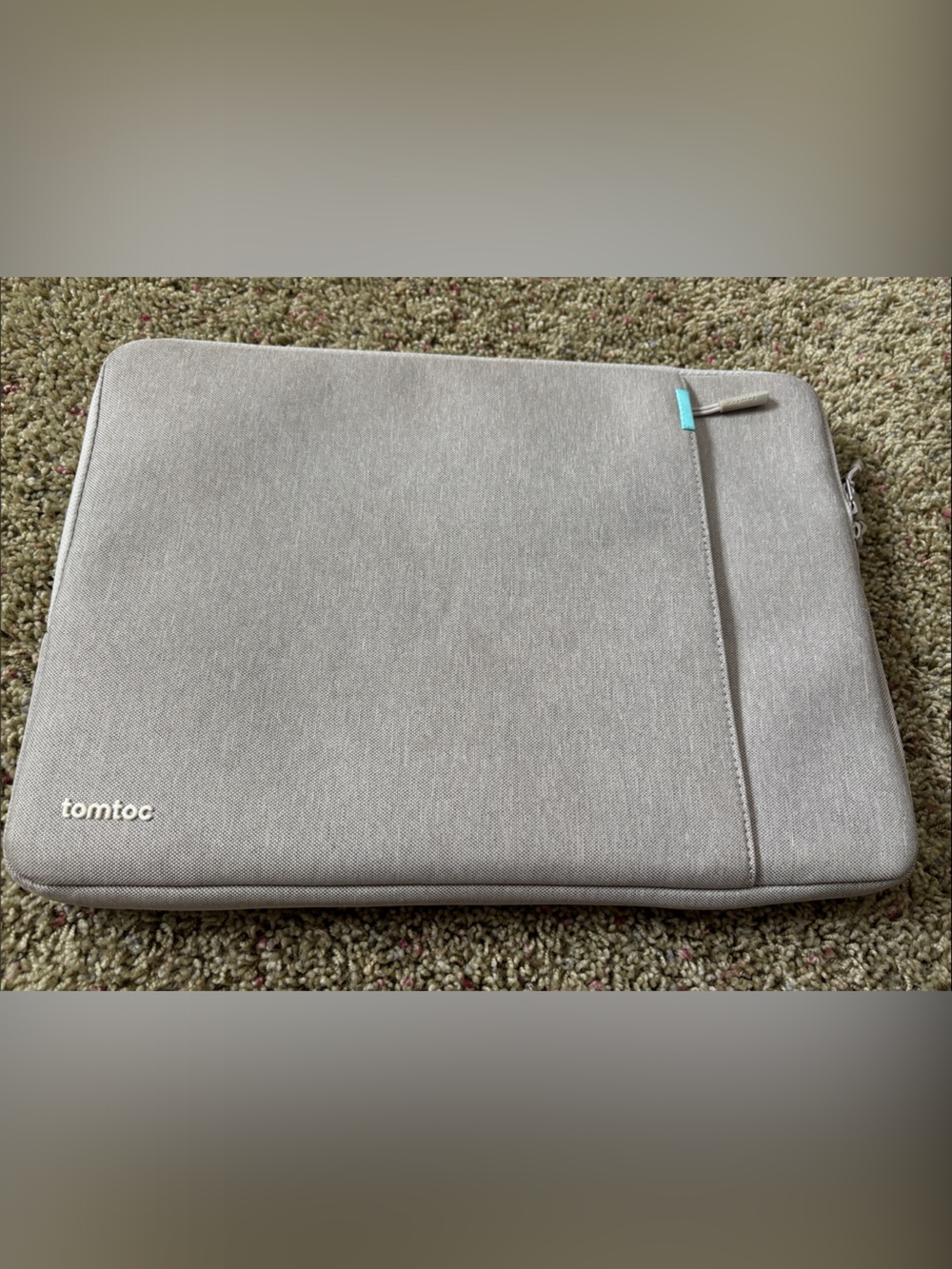 Tomtoc Defender Gray Laptop Sleeve/ Case for 15" Laptop